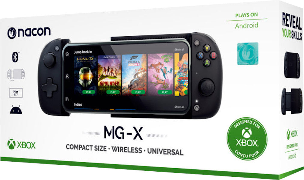 Nacon Mg-X - Mando Para Smartphone Android (DiseñAdo Para XBOX - Game Pass Ultimate y juegos para Android) Nacon Mg-X - Mando Para Smartphone Android (DiseñAdo Para XBOX - Game Pass Ultimate y juegos para Android)